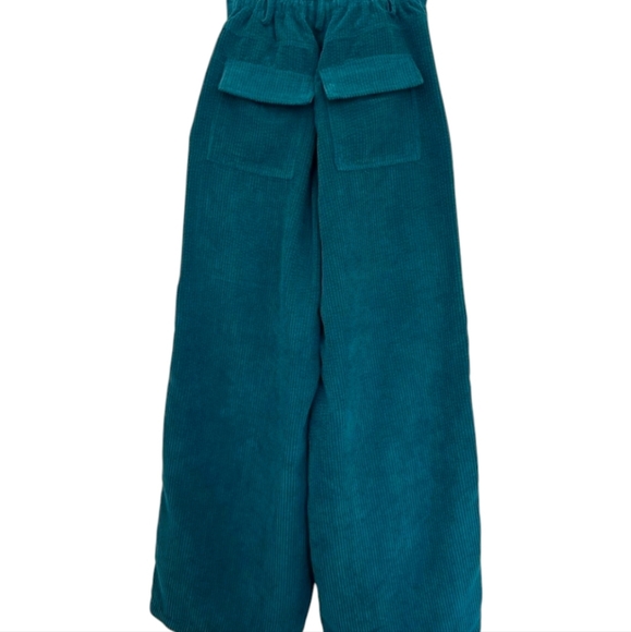 Hunter & Brown Teal Corduroy Pants - Picture 3 of 3